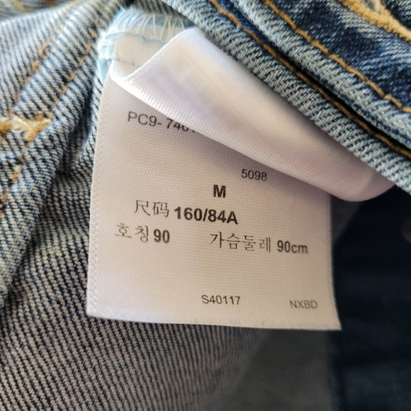 Denizen From Levi's Trucker Jean Denim Jacket Size Women's Medium - Picture 12 of 13